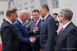 [VIDEO] Spotkanie Prezydentów Polski i USA